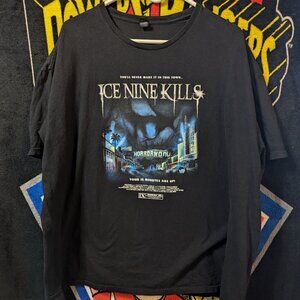 Ice Nine Kills Welcome To Horrorwood Black T-Shirt size 3XL